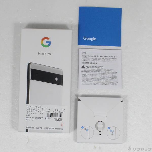 〔中古〕GOOGLE(グーグル) Google Pixel 6a 128GB チョーク GB17L Softbank SIMフリー〔196-ud〕 |  | 04