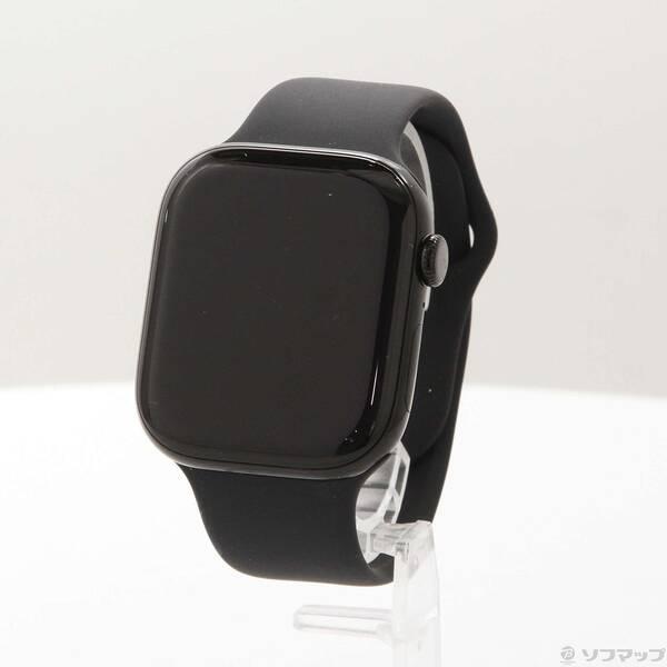 〔中古〕Apple(アップル) Apple Watch Series 10 GPS + Cellular 46mm ジェットブラックアルミニウムケース ブラックスポーツバンド〔344-ud〕 | 