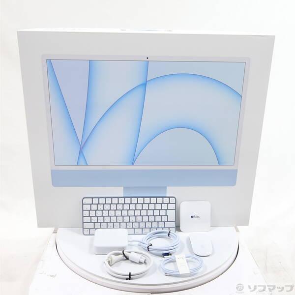 〔中古〕Apple(アップル) iMac 24-inch Mid-2021 MGPK3J／A Apple M1 8コアCPU_8コアGPU 16GB SSD256GB ブルー 〔15.7 Sequoia〕〔262-ud〕 |  | 04