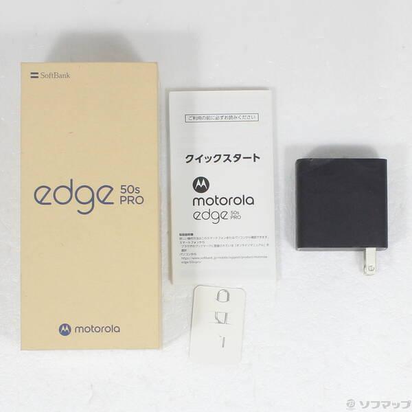 〔中古〕Motorola(モトローラ) motorola edge 50s pro 256GB ブラックビューティー MOSAH1 Softbank SIMフリー〔344-ud〕 |  | 04