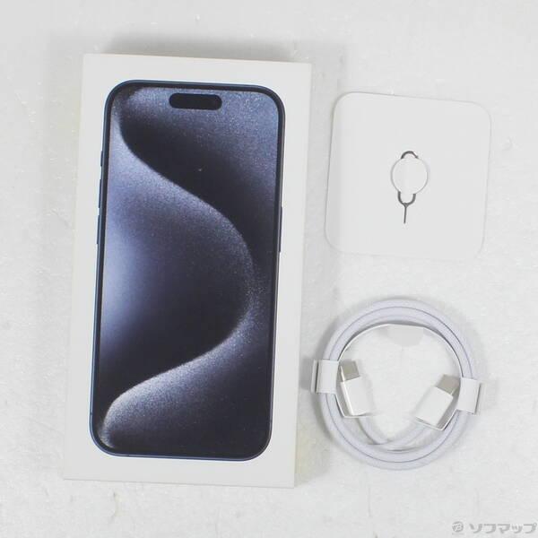 〔中古〕Apple(アップル) iPhone15 Pro 256GB ブルーチタニウム MTUG3J／A SIMフリー〔305-ud〕 |  | 04