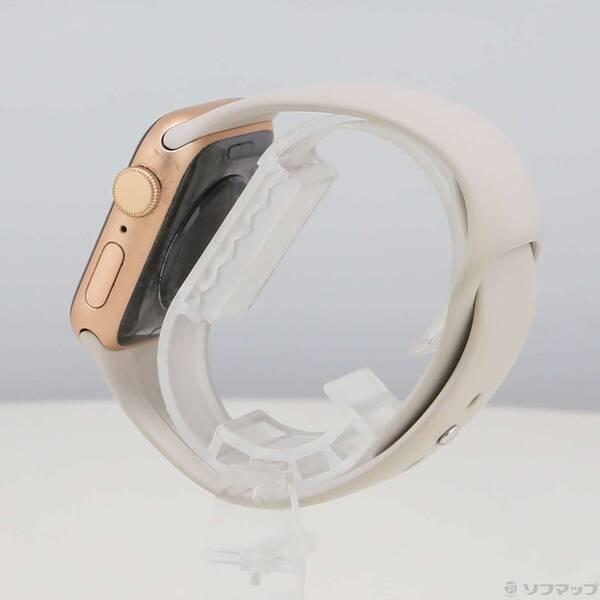 〔中古〕Apple(アップル) Apple Watch SE 第1世代 GPS 40mm ゴールドアルミニウムケース スターライトスポーツバンド〔377-ud〕 |  | 01