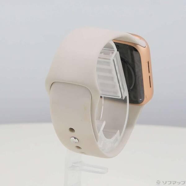 〔中古〕Apple(アップル) Apple Watch SE 第1世代 GPS 40mm ゴールドアルミニウムケース スターライトスポーツバンド〔377-ud〕 |  | 02