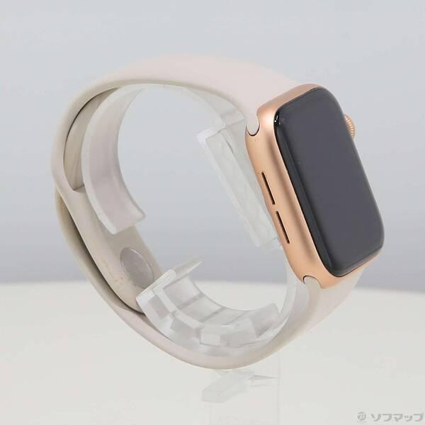 〔中古〕Apple(アップル) Apple Watch SE 第1世代 GPS 40mm ゴールドアルミニウムケース スターライトスポーツバンド〔377-ud〕 |  | 03