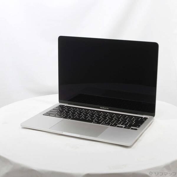 〔中古〕Apple(アップル) MacBook Pro 13.3-inch Late-2020 MYDA2J／A Apple M1 8コアCPU_8コアGPU 8GB SSD256GB シルバー 〔15.3 Sequoia〕〔198-ud〕 | 