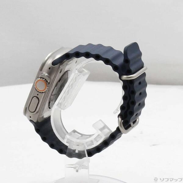 〔中古〕Apple(アップル) Apple Watch Ultra 2 GPS + Cellular 49mm チタニウムケース ブルーオーシャンバンド〔377-ud〕 |  | 01