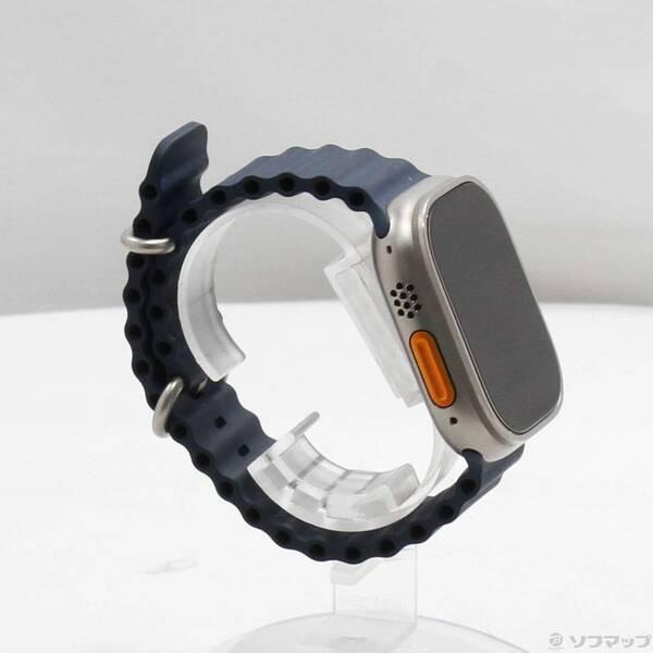 〔中古〕Apple(アップル) Apple Watch Ultra 2 GPS + Cellular 49mm チタニウムケース ブルーオーシャンバンド〔377-ud〕 |  | 03
