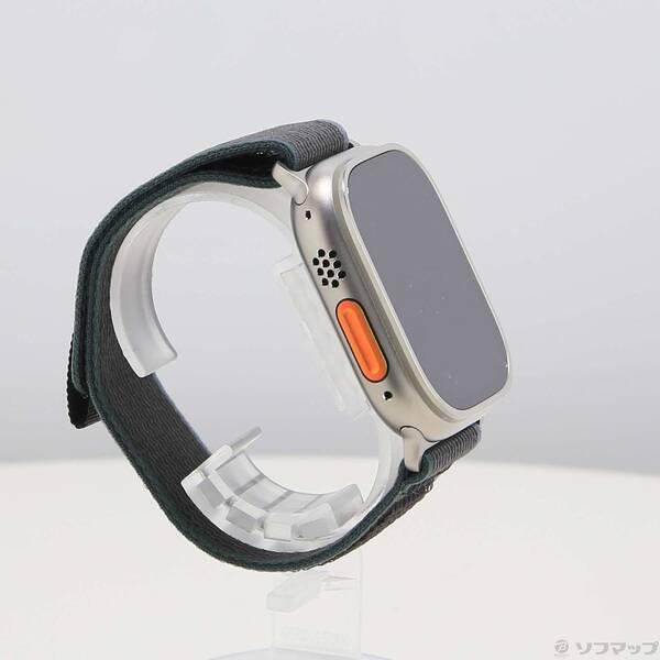 〔中古〕Apple(アップル) Apple Watch Ultra 2 GPS + Cellular 49mm チタニウムケース ブルー／ブラックトレイルループ〔295-ud〕 |  | 03