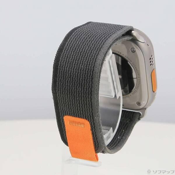 〔中古〕Apple(アップル) Apple Watch Ultra GPS + Cellular 49mm チタニウムケース ブラック／グレイトレイルループ〔377-ud〕 |  | 02