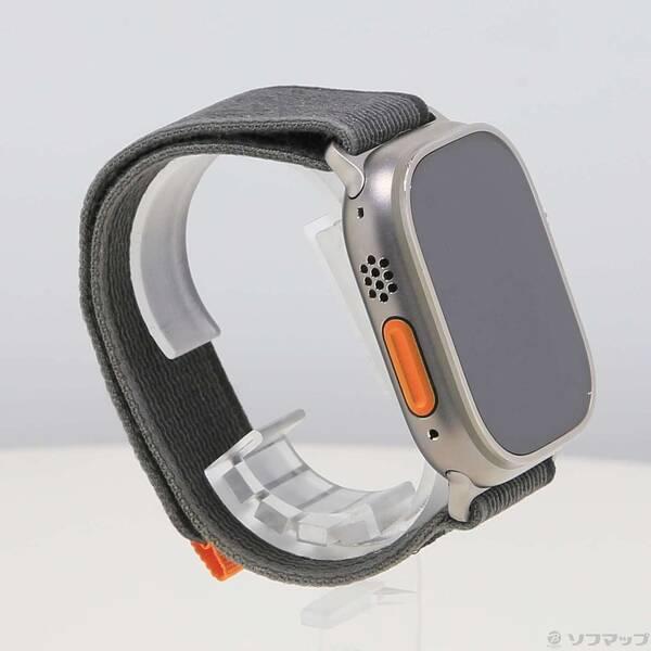 〔中古〕Apple(アップル) Apple Watch Ultra GPS + Cellular 49mm チタニウムケース ブラック／グレイトレイルループ〔377-ud〕 |  | 03