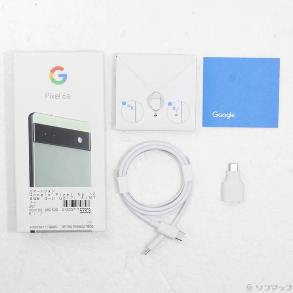 〔中古〕GOOGLE(グーグル) Google Pixel 6a 128GB セージ GB17L SIMフリー〔269-ud〕 |  | 04