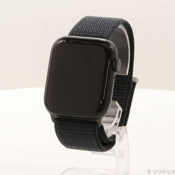 〔中古〕Apple(アップル) Apple Watch SE 第2世代 GPS 44mm ミッドナイトアルミニウムケース ミッドナイトスポーツループ〔258-ud〕 | 