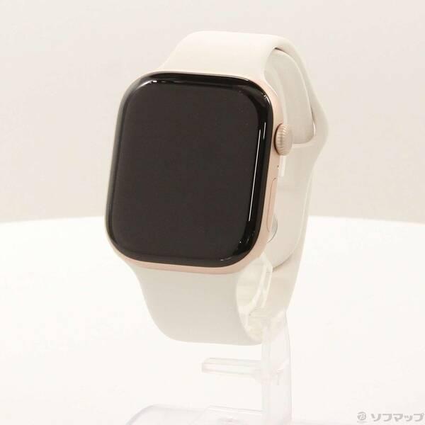 〔中古〕Apple(アップル) Apple Watch Series 11 GPS 46mm ローズゴールドアルミニウムケース ライトブラッシュスポーツバンド〔262-ud〕 | 