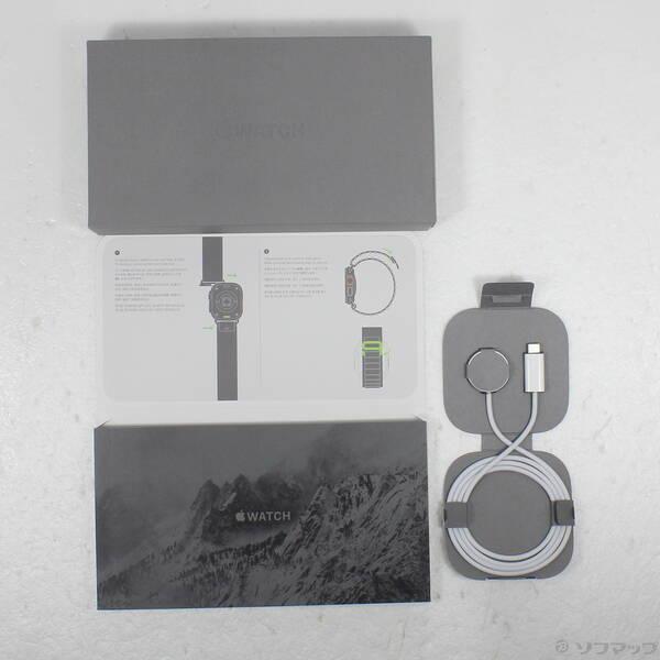 〔中古〕Apple(アップル) Apple Watch Ultra 2 GPS + Cellular 49mm ブラックチタニウムケース ダークグリーンアルパインループ〔295-ud〕 |  | 04