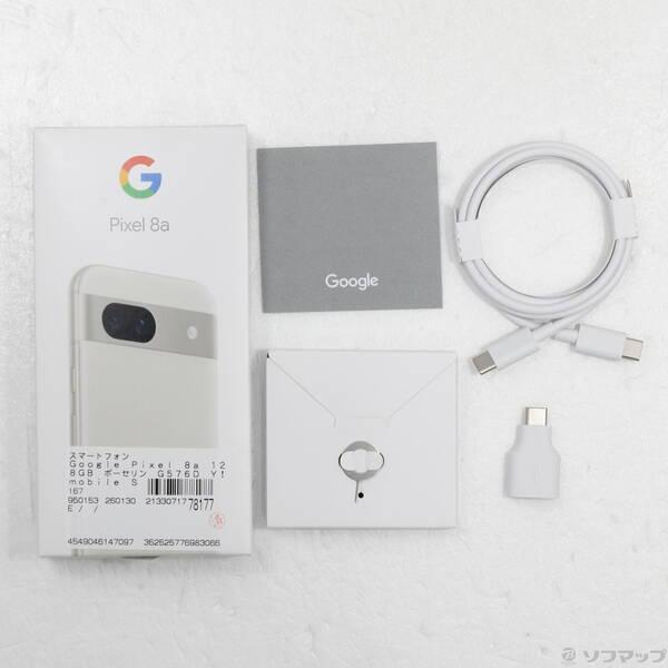 〔中古〕ワイモバイル Google Pixel 8a 128GB ポーセリン G576D Y!mobile SIMフリー〔348-ud〕 |  | 04