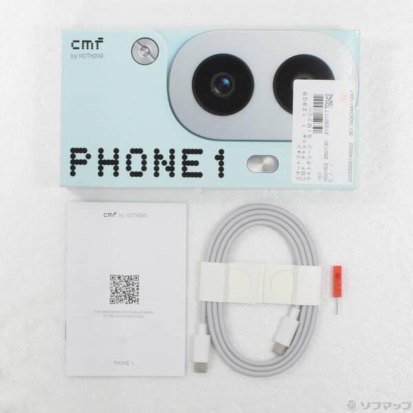 〔中古〕Nothing CMF Phone 1 128GB ライトグリーン SIMフリー〔276-ud〕 |  | 04