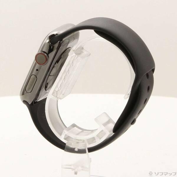 〔中古〕Apple(アップル) Apple Watch Series 7 GPS + Cellular 45mm グラファイトステンレススチールケース ミッドナイトスポーツバンド〔262-ud〕 |  | 01