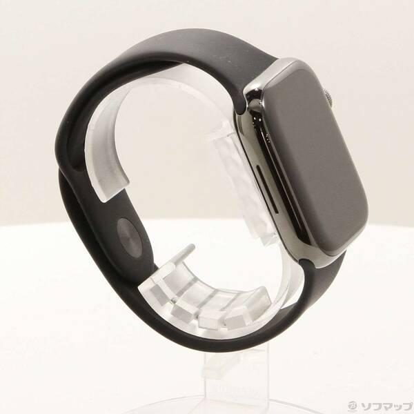 〔中古〕Apple(アップル) Apple Watch Series 7 GPS + Cellular 45mm グラファイトステンレススチールケース ミッドナイトスポーツバンド〔262-ud〕 |  | 03