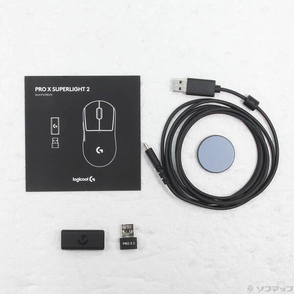 〔中古〕logicool(ロジクール) PRO X SUPERLIGHT 2 ホワイト G-PPD-004WL-WH〔377-ud〕 |  | 04