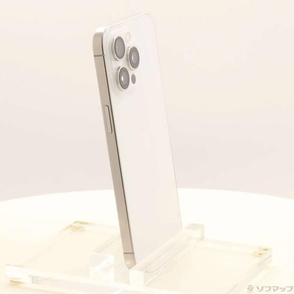 〔中古〕Apple(アップル) iPhone15 Pro Max 256GB ホワイトチタニウム MU6Q3J／A SIMフリー〔297-ud〕 |  | 03
