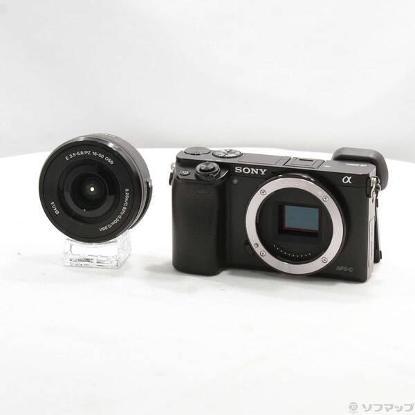 〔中古〕SONY(ソニー) α6000 パワーズームレンズキット ブラック ILCE-6000L〔276-ud〕 | 