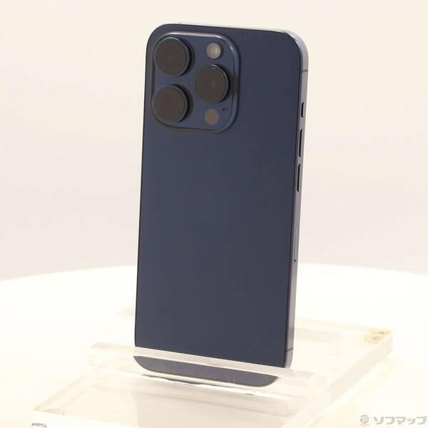〔中古〕Apple(アップル) iPhone15 Pro 256GB ブルーチタニウム MTUG3J／A SIMフリー〔305-ud〕 | 