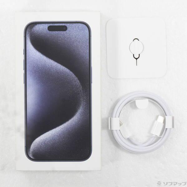 〔中古〕Apple(アップル) iPhone15 Pro 256GB ブルーチタニウム MTUG3J／A SIMフリー〔305-ud〕 |  | 04