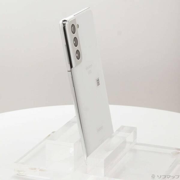 〔中古〕SAMSUNG(サムスン) Galaxy S21 5G 256GB ファントムホワイト SC-51B docomoロック解除SIMフリー〔344-ud〕 |  | 03