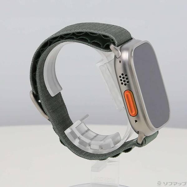 〔中古〕Apple(アップル) Apple Watch Ultra GPS + Cellular 49mm チタニウムケース グリーンアルパインループ〔377-ud〕 |  | 03