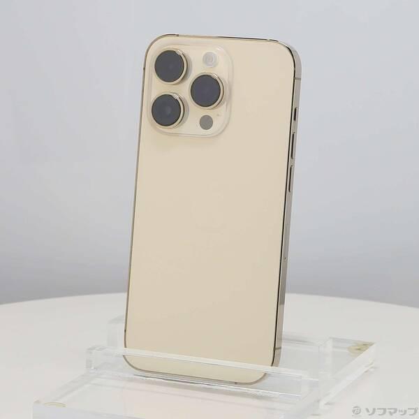 〔中古〕Apple(アップル) iPhone14 Pro 128GB ゴールド MQ073J／A SIMフリー〔349-ud〕 | 