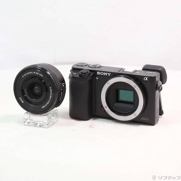 〔中古〕SONY(ソニー) α6000 パワーズームレンズキット ブラック ILCE-6000L〔258-ud〕 | 