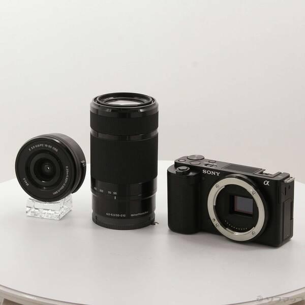 〔中古〕SONY(ソニー) VLOGCAM ZV-E10Y ダブルズームレンズキット ブラック〔305-ud〕 | 