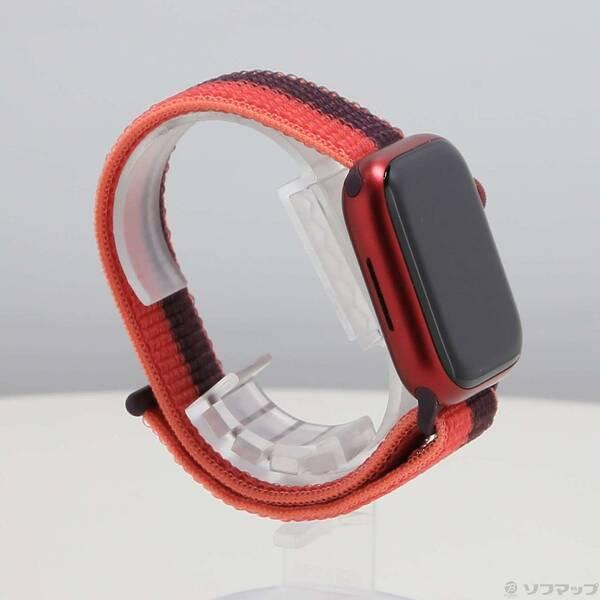 〔中古〕Apple(アップル) Apple Watch Series 7 GPS 41mm (PRODUCT)REDアルミニウムケース (PRODUCT)REDスポーツループ〔377-ud〕 |  | 03