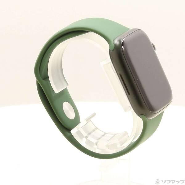 〔中古〕Apple(アップル) Apple Watch Series 7 GPS 45mm グリーンアルミニウムケース クローバースポーツバンド〔269-ud〕 |  | 03
