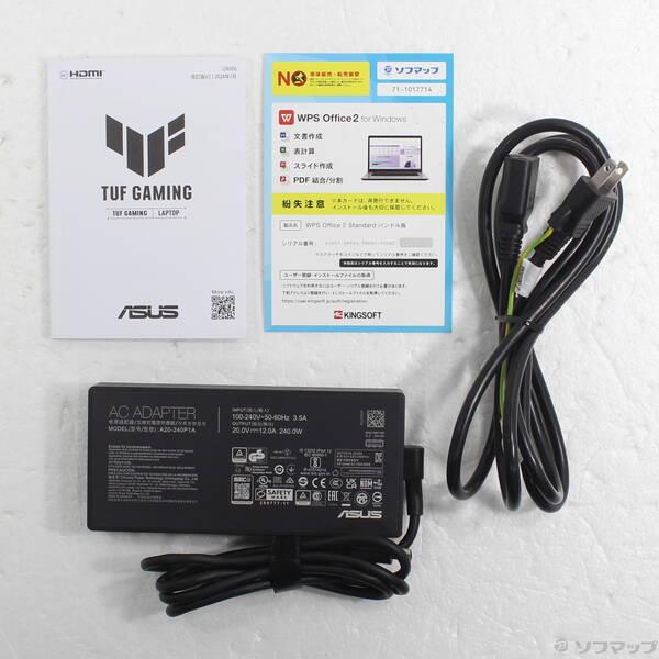 〔中古〕ASUS(エイスース) TUF Gaming A16 FA608WV-AI9R4060 イェーガーグレー〔262-ud〕 |  | 04