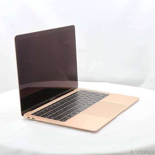 〔中古〕Apple(アップル) MacBook Air 13.3-inch Mid-2019 MVFM2J／A Core_i5 1.6GHz 8GB SSD128GB ゴールド 〔10.15 Catalina〕〔377-ud〕の画像