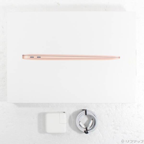 〔中古〕Apple(アップル) MacBook Air 13.3-inch Mid-2019 MVFM2J／A Core_i5 1.6GHz 8GB SSD128GB ゴールド 〔10.15 Catalina〕〔377-ud〕の画像