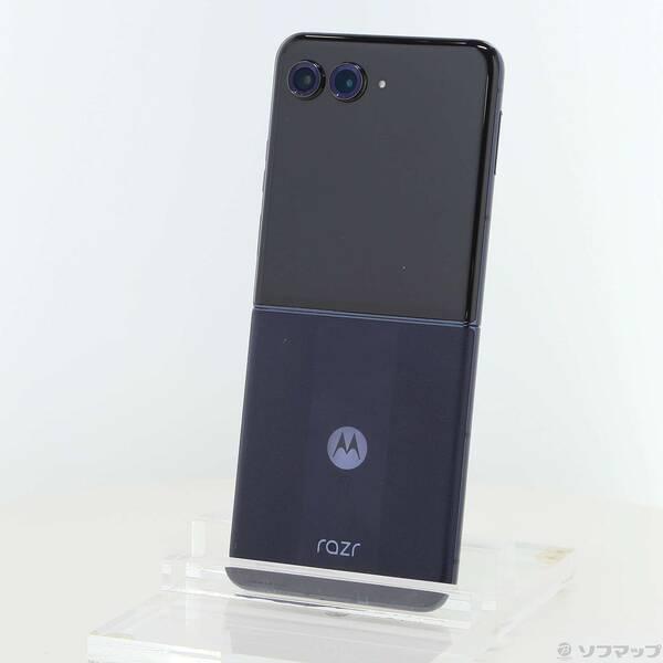 〔中古〕Motorola(モトローラ) motorola razr 50 ultra 512GB ミッドナイトブルー PB410000JP SIMフリー〔258-ud〕 | 