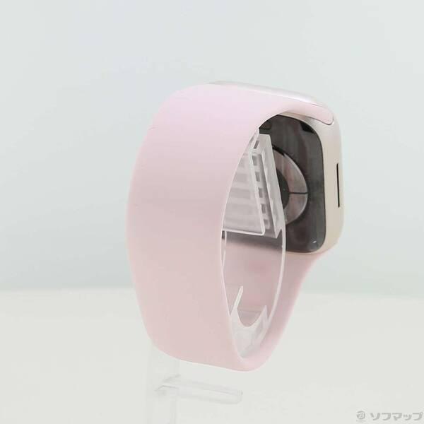 〔中古〕Apple(アップル) Apple Watch Series 7 GPS 41mm スターライトアルミニウムケース チョークピンクソロループ〔276-ud〕 |  | 02