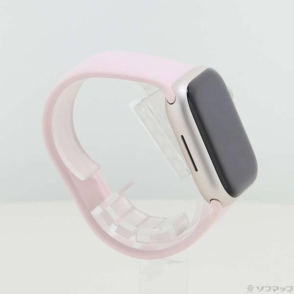 〔中古〕Apple(アップル) Apple Watch Series 7 GPS 41mm スターライトアルミニウムケース チョークピンクソロループ〔276-ud〕 |  | 03