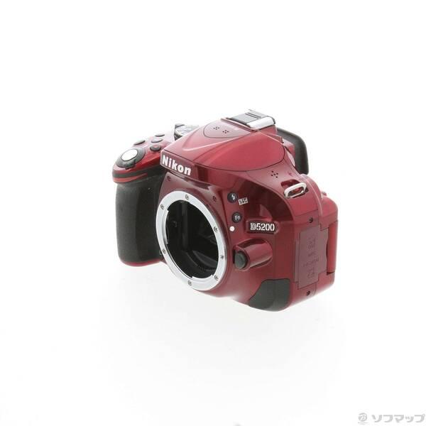 〔中古〕Nikon(ニコン) NIKON D5200 ボディ (レッド)〔262-ud〕 | 