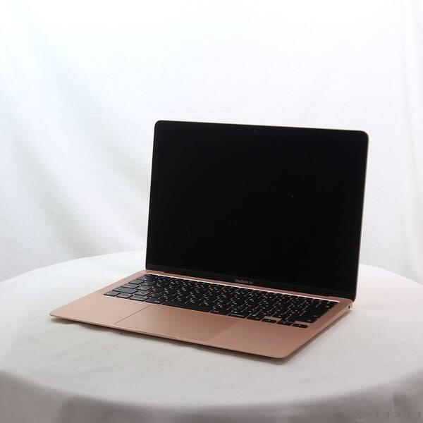 〔中古〕Apple(アップル) MacBook Air 13.3-inch Late-2020 MGND3J／A Apple M1 8コアCPU_7コアGPU 8GB SSD256GB ゴールド 〔14.7 Sonoma〕〔377-ud〕 | 