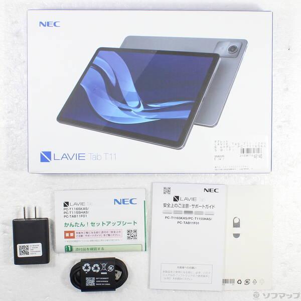 〔中古〕NEC(エヌイーシー) 〔展示品〕 LAVIE Tab T11 128GB ルナグレー PC-T1165KAS Wi-Fi〔348-ud〕 |  | 04