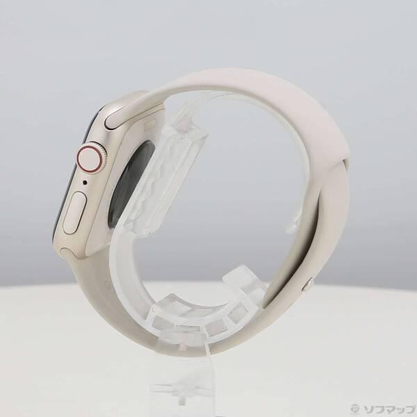 〔中古〕Apple(アップル) 〔展示品〕 Apple Watch SE 第2世代 GPS + Cellular 40mm スターライトアルミニウムケース スターライトスポーツバンド〔258-ud〕 |  | 01