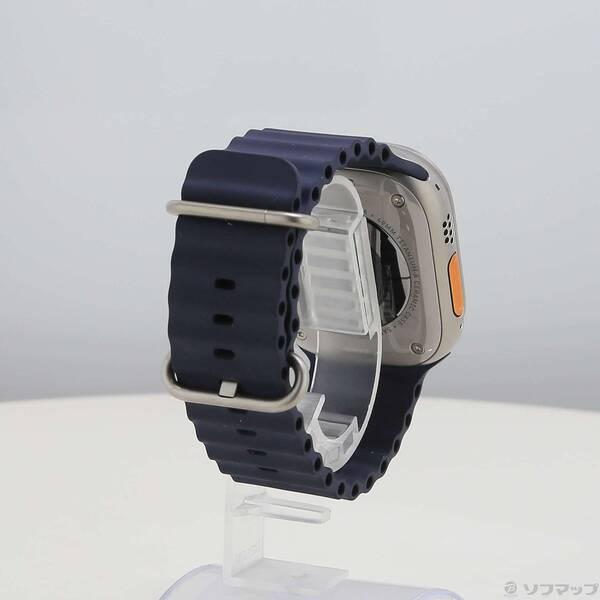 〔中古〕Apple(アップル) 〔展示品〕 Apple Watch Ultra 2 GPS + Cellular 49mm ナチュラルチタニウムケース ネイビーオーシャンバンド〔344-ud〕 |  | 02