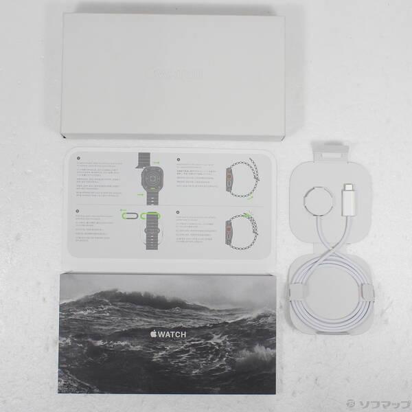 〔中古〕Apple(アップル) 〔展示品〕 Apple Watch Ultra 2 GPS + Cellular 49mm ナチュラルチタニウムケース ネイビーオーシャンバンド〔344-ud〕 |  | 04