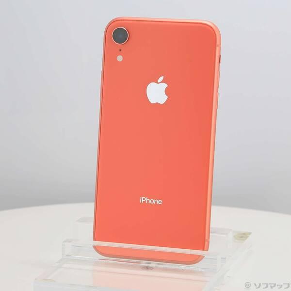 〔中古〕Apple(アップル) iPhoneXR 128GB コーラル MT0T2J／A SIMフリー〔348-ud〕 | 