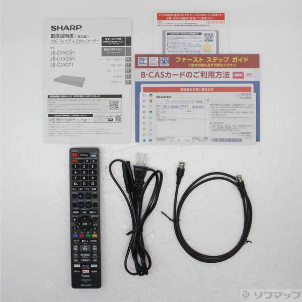〔中古〕SHARP(シャープ) 〔展示品〕 ブルーレイレコーダー AQUOS（アクオス） 2B-C10GW1 ［1TB ／2番組同時録画］〔198-ud〕 |  | 04