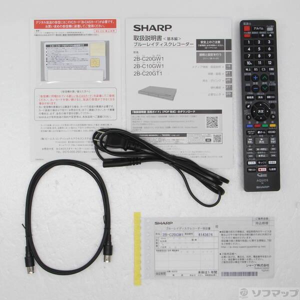 〔中古〕SHARP(シャープ) 〔展示品〕 ブルーレイレコーダー AQUOS（アクオス） 2B-C20GW1 ［2TB ／2番組同時録画］〔198-ud〕 |  | 04