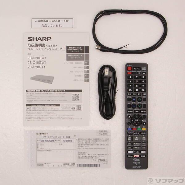 〔中古〕SHARP(シャープ) 〔展示品〕 ブルーレイレコーダー AQUOS（アクオス） 2B-C10GW1 ［1TB ／2番組同時録画］〔198-ud〕 |  | 04
